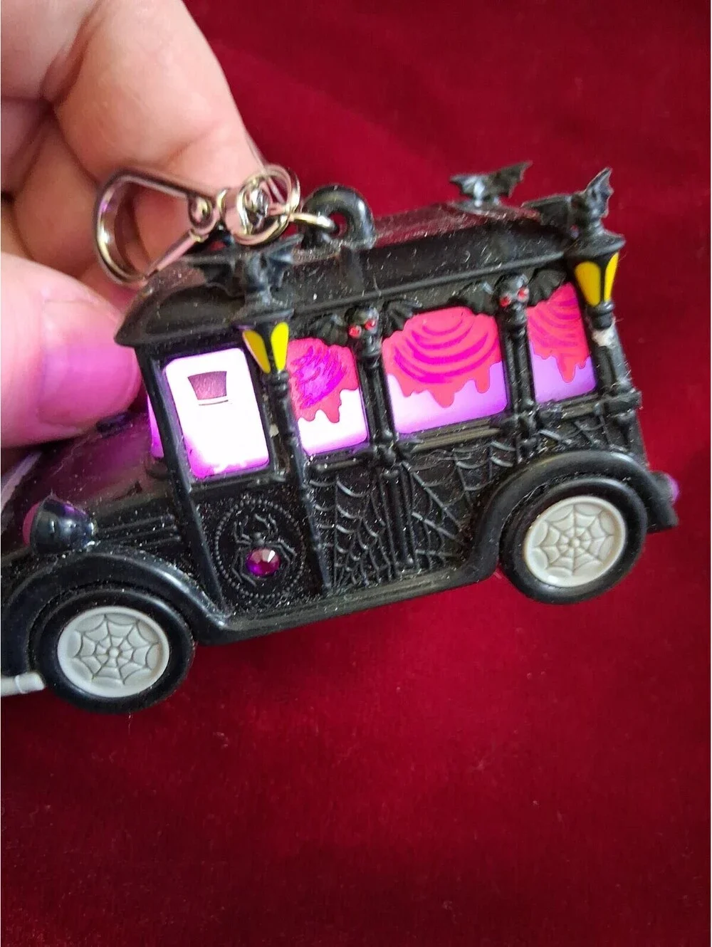 Bath & Body Works Light Up Hearse Skeleton Pocket*bac Holder Halloween 2024
